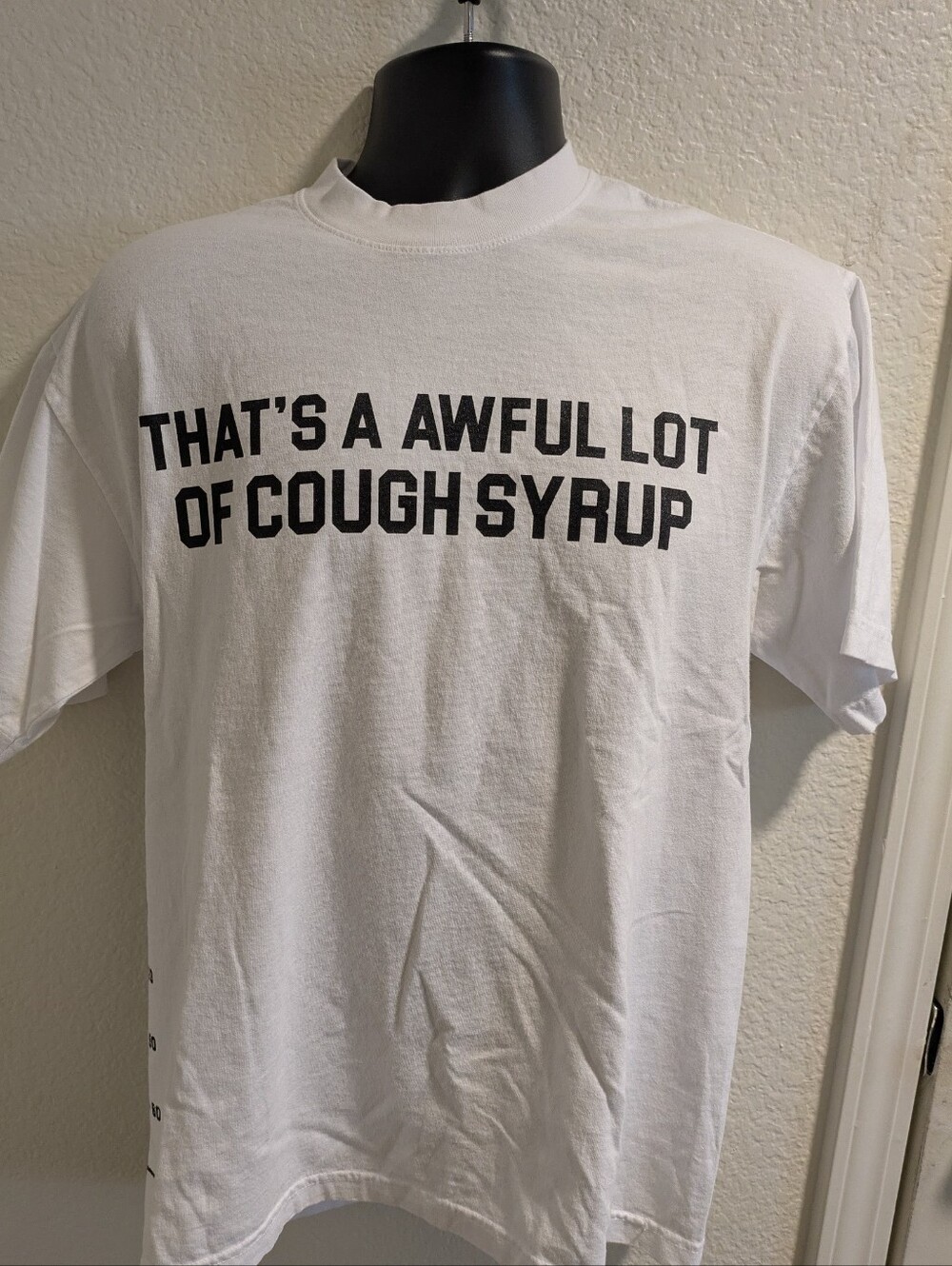 That’s A Awful Lot of Cough Syrup Tee by Desto Dubb – Size Medium – NWOT